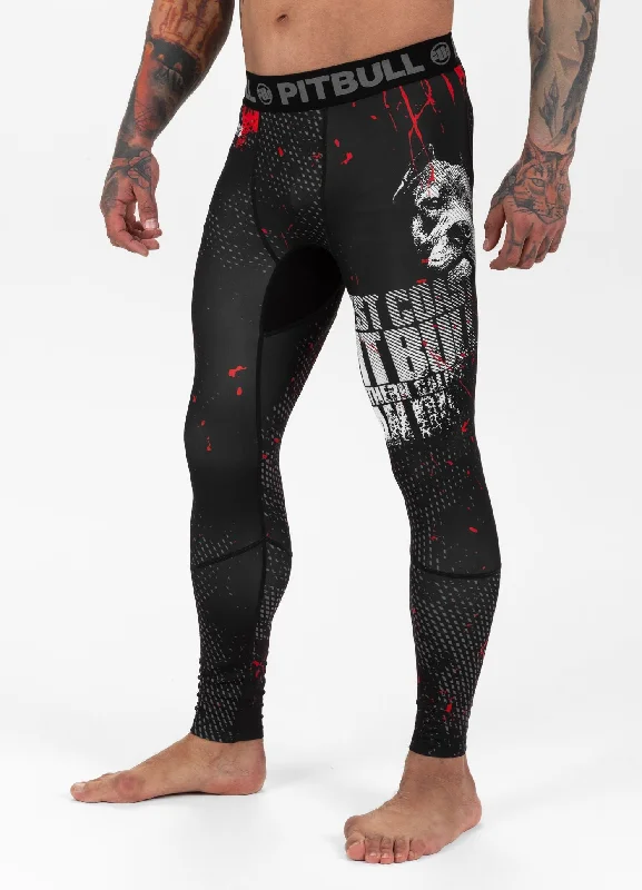 Custom Graphic Pants-Sports leggings Blood Dog II