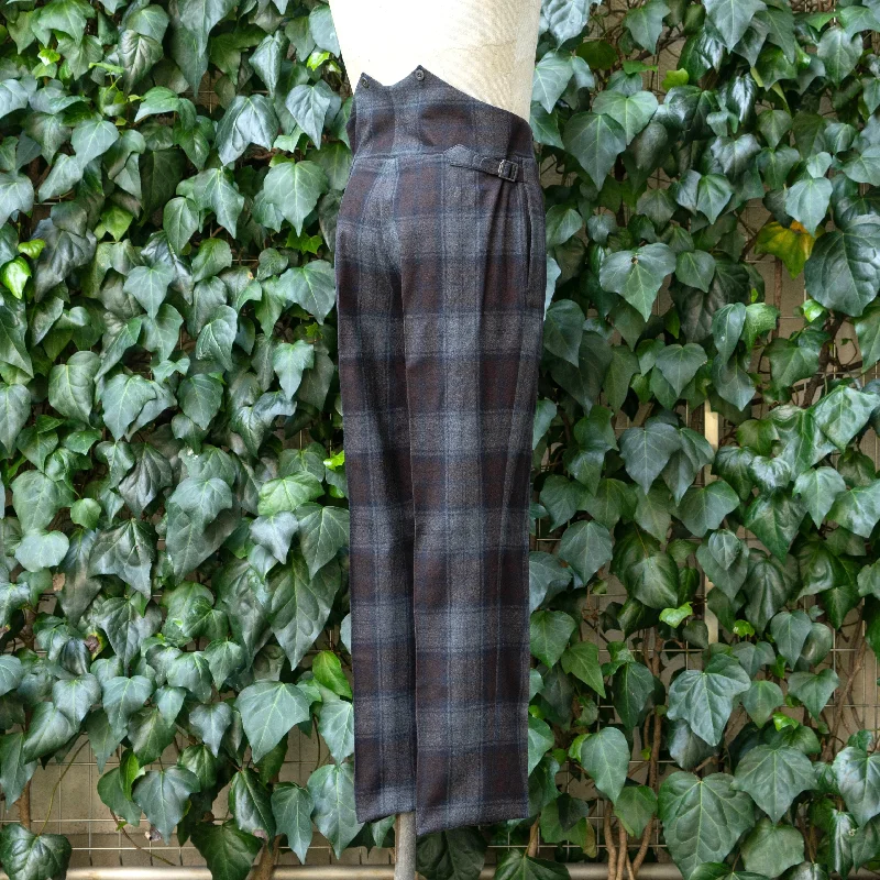 Custom Wool-Blend Pants-TANGO LIGHT FLANNEL TARTAN CHECK