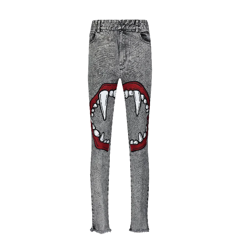 Custom Camping Pants-FANG LIP JEANS