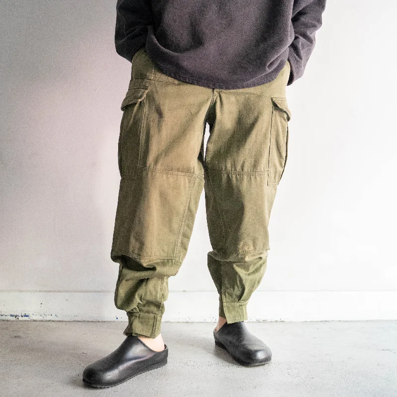 Custom Maternity Work Pants-1960s Belgium military M64 cargo pants