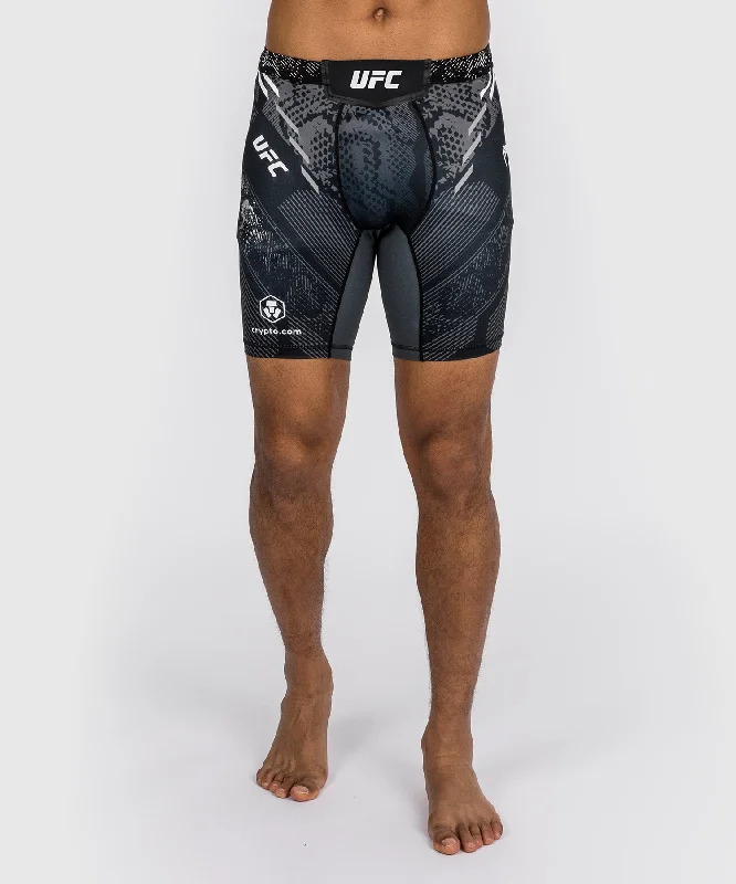 Custom Shorts with Recycled Fabrics-UFC Adrenaline by Venum Authentic Fight Night Men’s Vale Tudo Short - Black