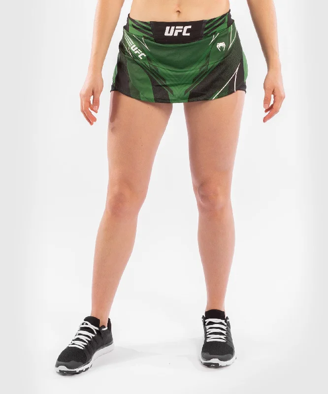 Custom Shorts for Triathlons-UFC Venum Authentic Fight Night Women's Skort - Green