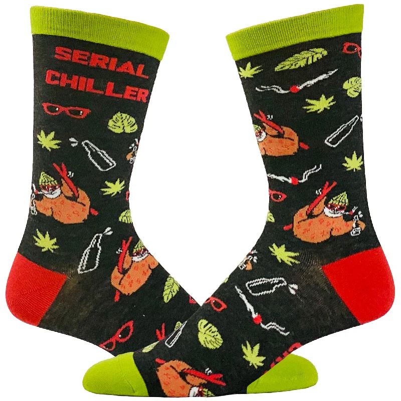 Custom Durable Socks-Men's Serial Chiller Socks