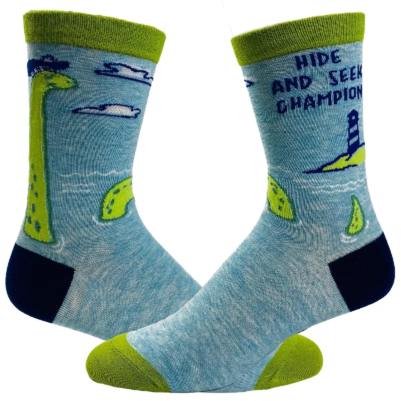 Custom Printed Socks for Kids-Women's Hide And Seek Champion Socks