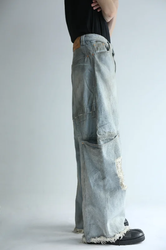 Custom Tie-Dye Pants-ANTONIO WASHED CARPAINTER JEANS