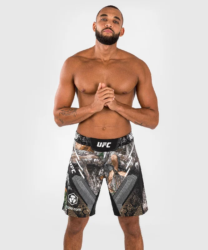 Custom Cargo Shorts-UFC Adrenaline by Venum Fight Night Men's Realtree Camo Fightshort - Long Fit