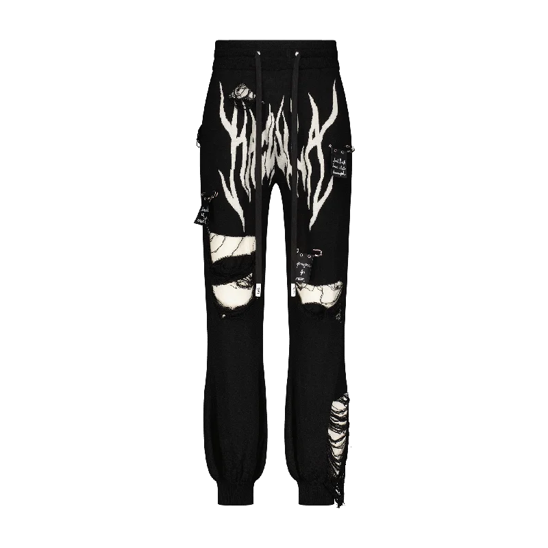 Custom Slim Fit Chinos-BLAZIN DISTRESSED HACULLA SWEATER JOGGERS