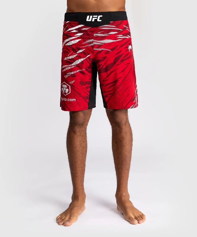 Custom Shorts with Lycra Spandex-UFC Fusion by Venum Authentic Fight Night Men’s Fight Short - Long Fit - Red