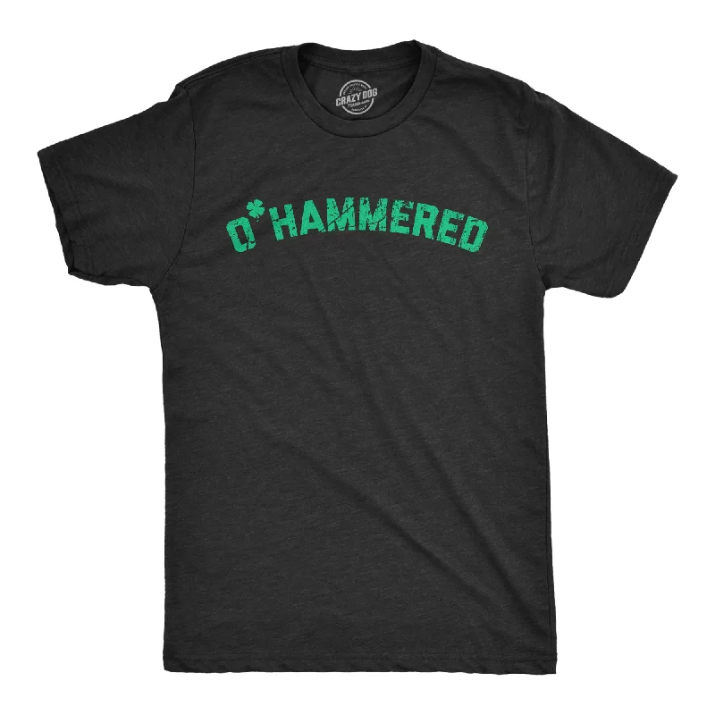 Custom T-Shirts with Inspirational Words-OHammered Men's T Shirt