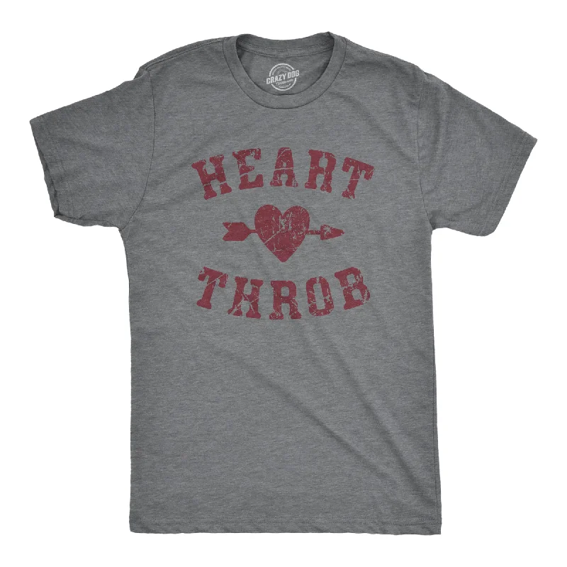 Custom T-Shirts with Relaxed Fit-Heart Throb Men's T Shirt