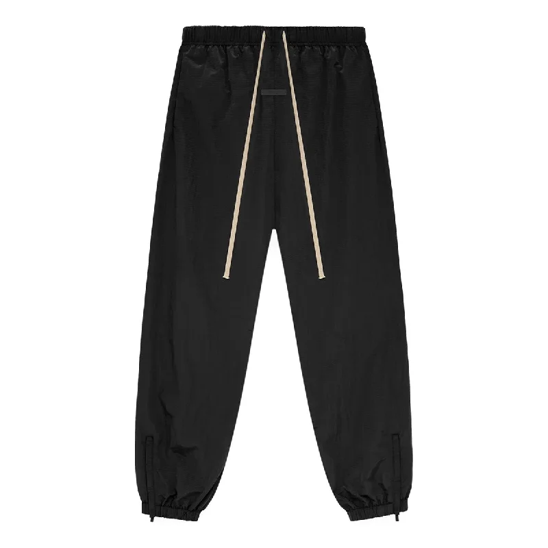 Custom Low-Rise Joggers-Fear of God ESSENTIALS - RIPSTOP TRACKPANT BLACK 【130BT244480F】