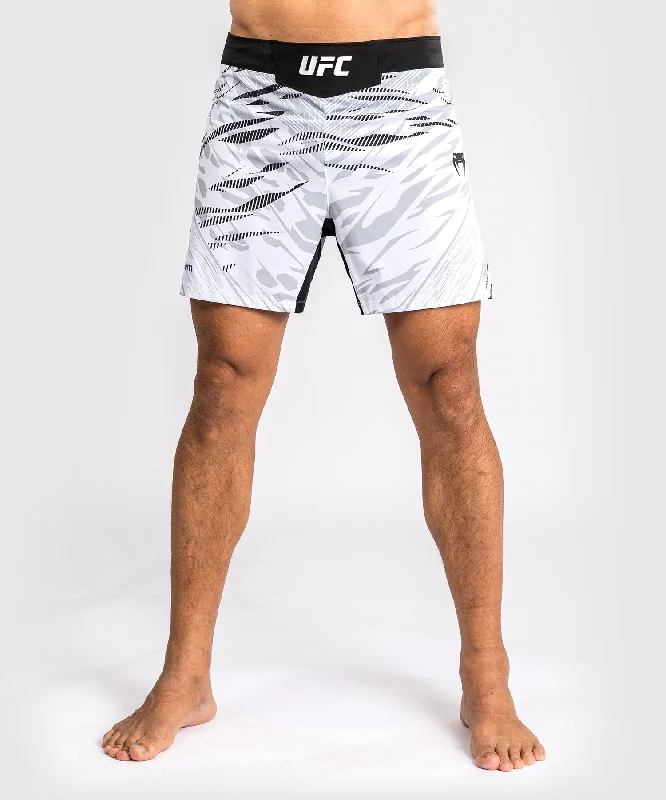 Custom Shorts for Uniforms-UFC Fusion by Venum Authentic Fight Night Men’s Fight Short - Short Fit - White