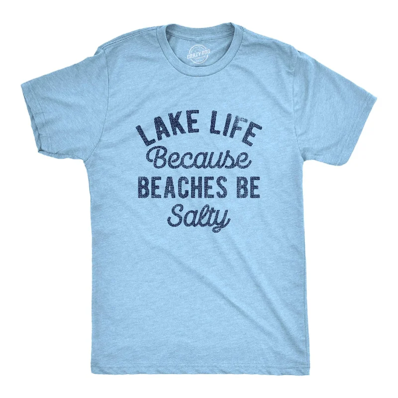 Custom T-Shirts for Festivals-Lake Life Men's T Shirt