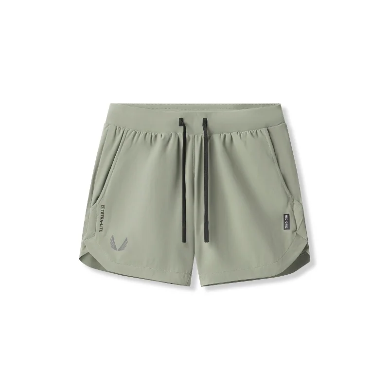 Custom Board Shorts for Women-0751. Tetra-Lite® 5" Linerless Short - Sage "Wings"