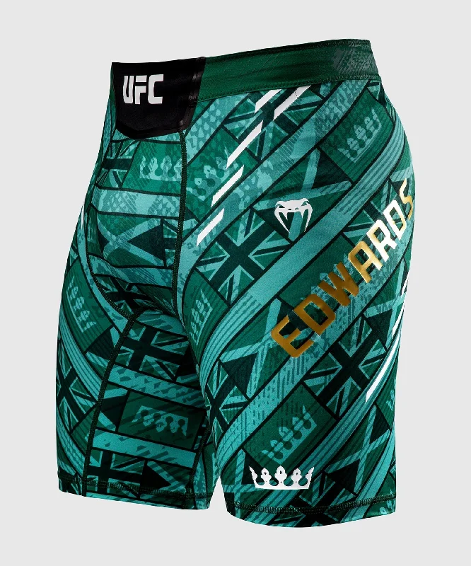 Custom Shorts with Fun Text-UFC Unrivaled by Venum Leon Edwards Unisex Vale Tudo Short - Green