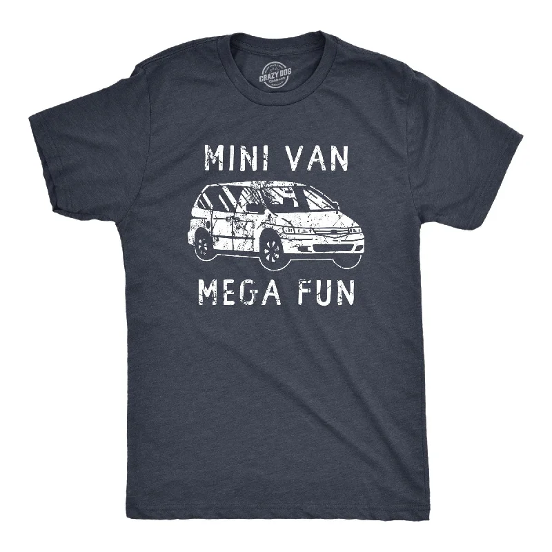 Custom T-Shirts for Band Fans-Mini Van Mega Fun Men's T Shirt