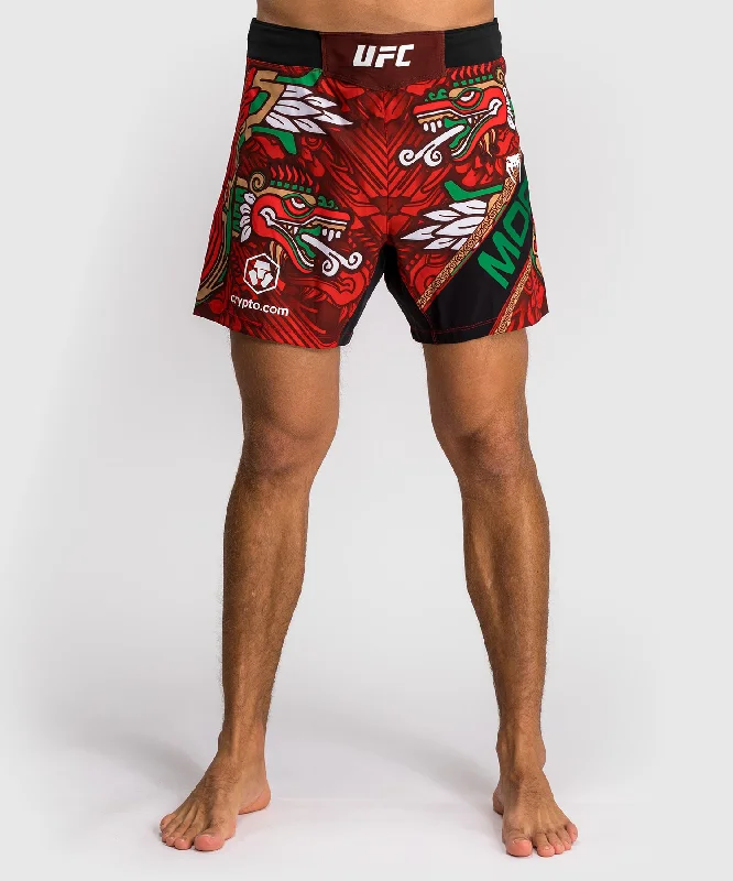 Custom Breathable Shorts-UFC Unrivaled by Venum Brandon Moreno Unisex Fight Short - Red