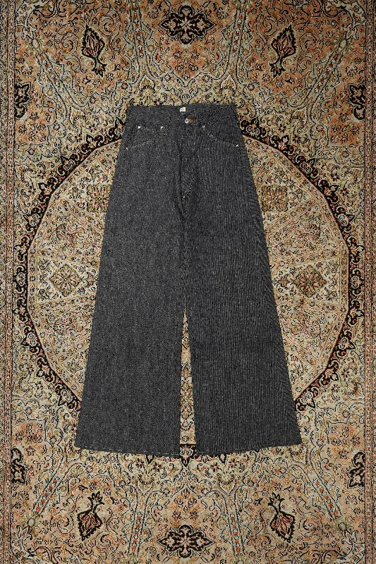 Custom Camping Pants-Taiga Takahashi DENIM TROUSERS W(RAW INDIGO)