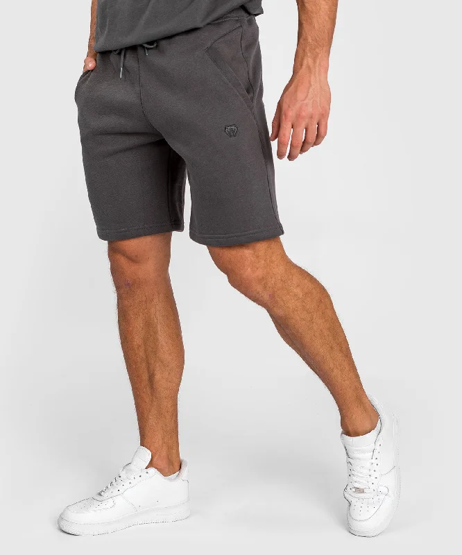 Custom Shorts for Gym Workouts-Venum Silent Power Cotton Short Grey