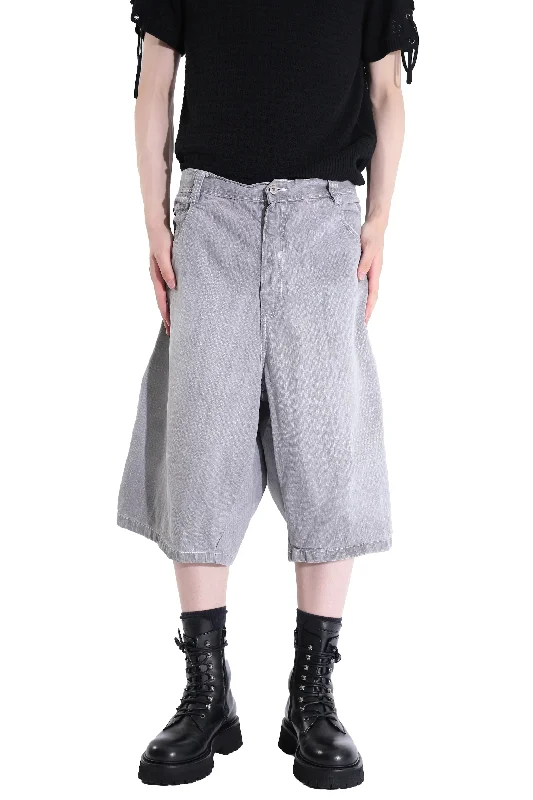 Custom Relaxed Fit Cargo Pants-BAGGY DENIM SHORTS