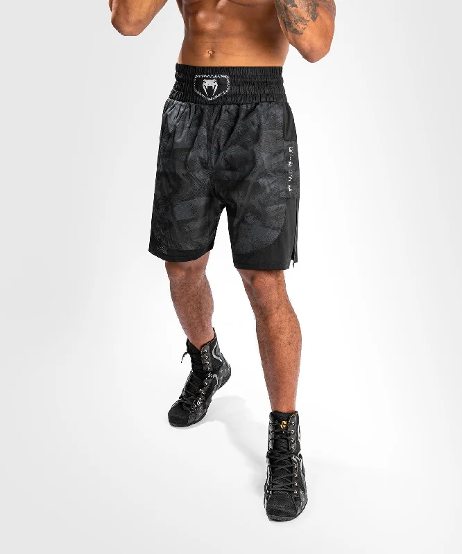 Custom Shorts for Cross Training-Venum Electron 3.0 boxing shorts - Black