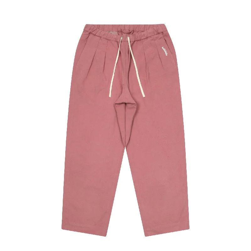 Custom Relaxed Fit Joggers-Logo Cotton City Pants (rose)