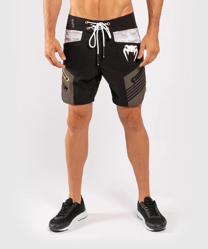 Custom Shorts for Women-Venum Cargo Boardshorts - Black/Grey