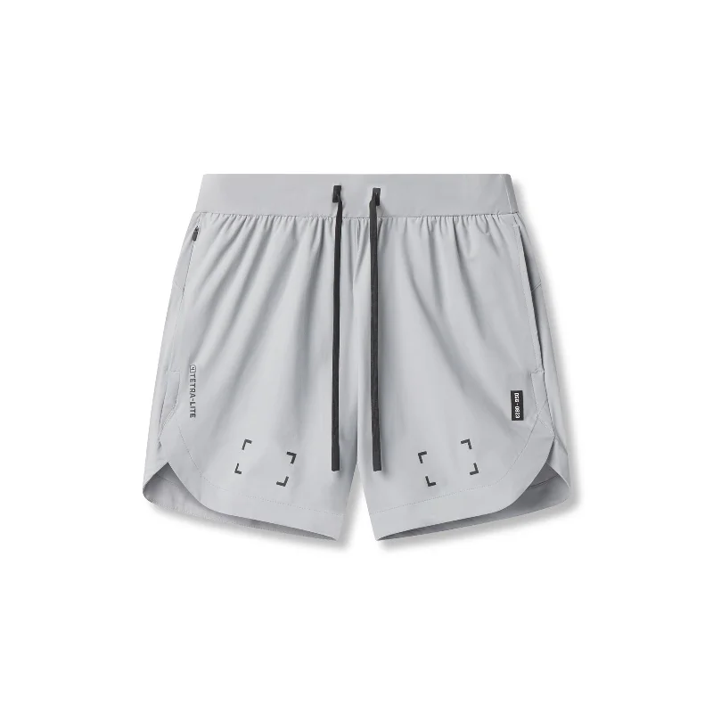 Custom Shorts with Hidden Pockets-0823. Tetra-Lite® 7" Linerless Short - Slate Grey "Space Bracket"