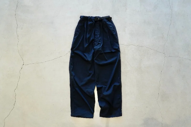 Custom High-Durability Pants-BE PREPARED / 2Tuck Nylon Gabardine Pants Midnight