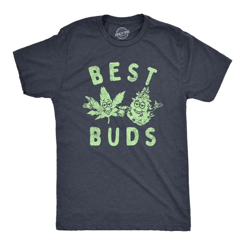 Custom T-Shirts with Recycled Materials-Best Buds Men's T Shirt