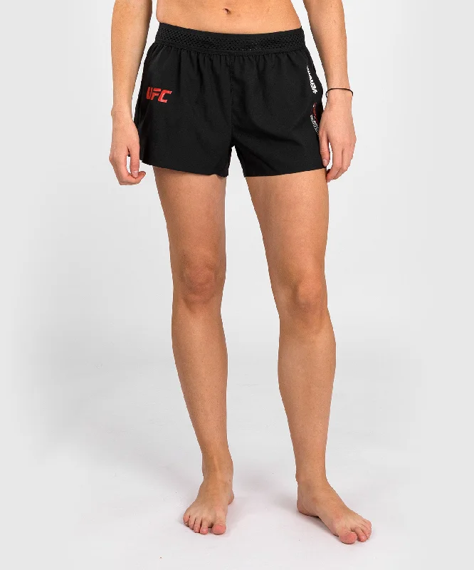 Custom Shorts for Active Women-UFC Adrenaline by Venum Fight Week Women’s Performance Short - Black