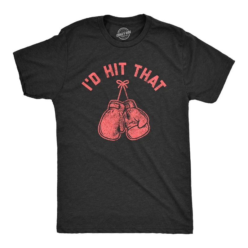 Custom T-Shirts with Iconic Album Art-I'd Hit That Boxing Men's T Shirt