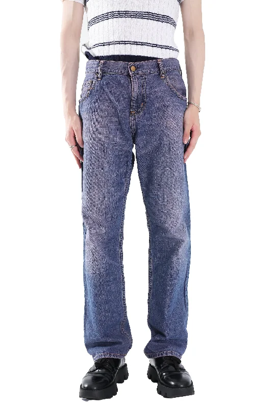 Custom Everyday Jogger Pants-CARHARTT DYED DENIM STRAGHT PANTS