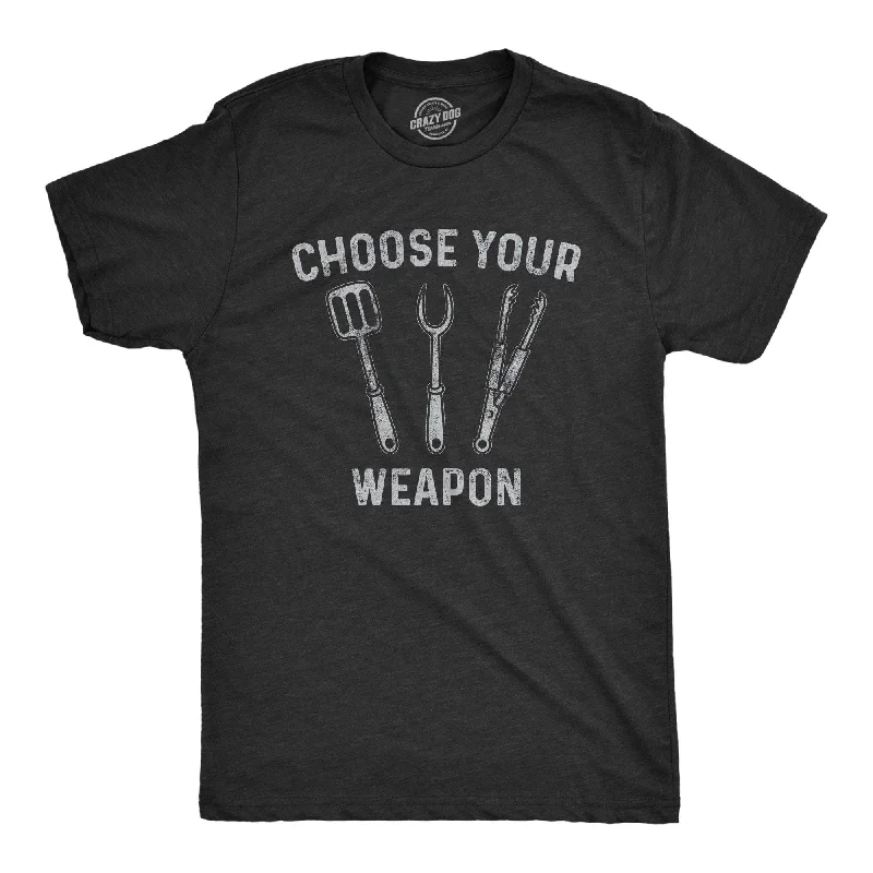 Custom T-Shirts for Fitness Lovers-Choose Your Weapon Men's T Shirt