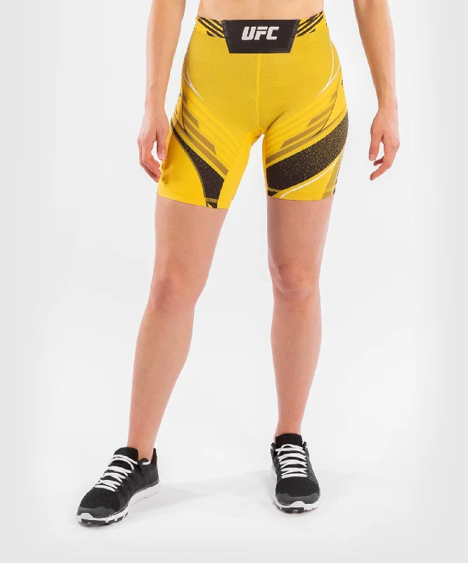 Custom Shorts for Streetwear-UFC Venum Authentic Fight Night Women's Vale Tudo Shorts - Long Fit - Yellow