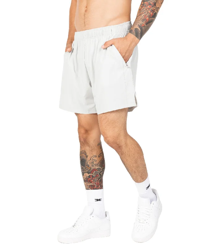 Custom Soft Shorts-Elite Aero Shorts - Light Grey