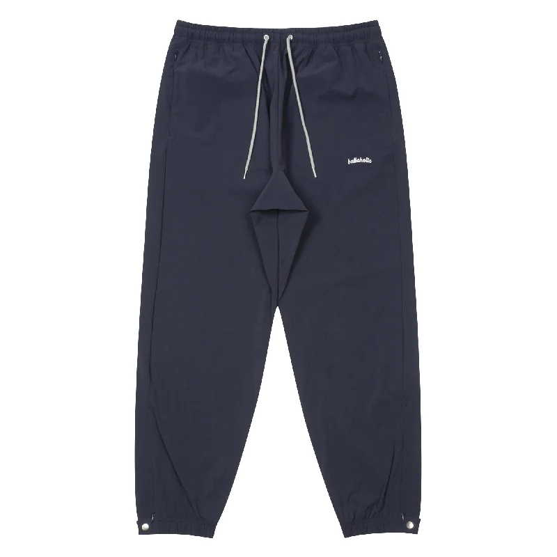 Custom Warm-Up Pants-Stretch Nylon City Long Pants (dark navy)