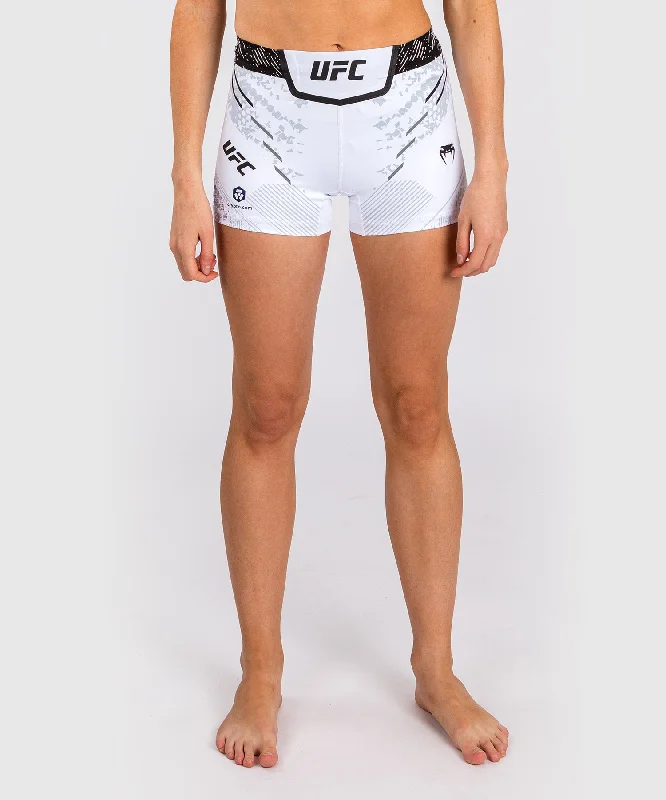 Custom Shorts for Heavy Duty Work-UFC Adrenaline by Venum Authentic Fight Night Women’s Vale Tudo Short - Short Fit - White