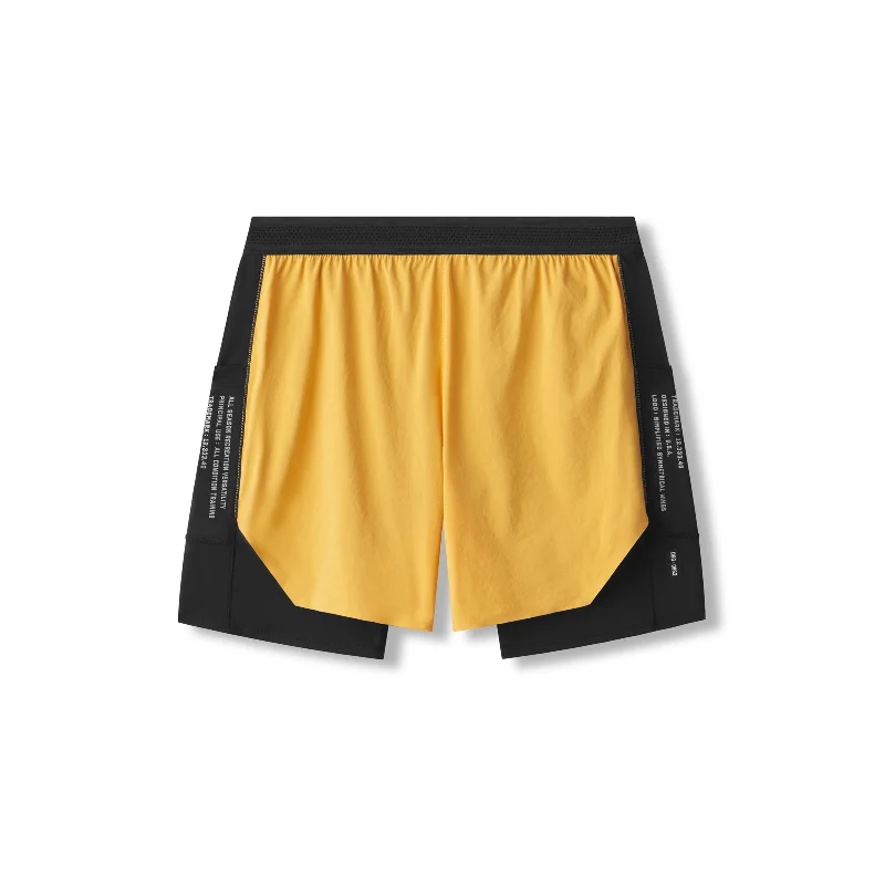 Custom Summer Shorts-0953. Aerotex™ Hybrid Liner Short - Amber/Black