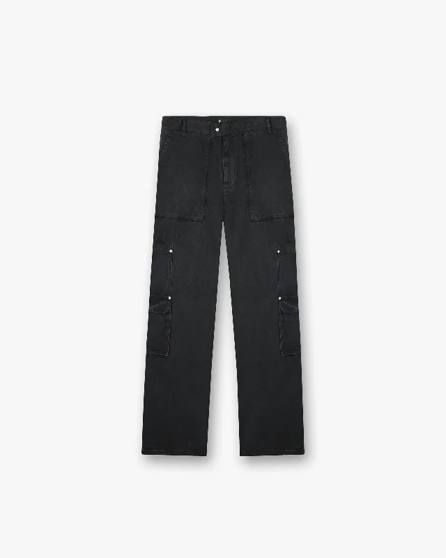 Custom Tapered Pants-Workshop Pant - Washed Black