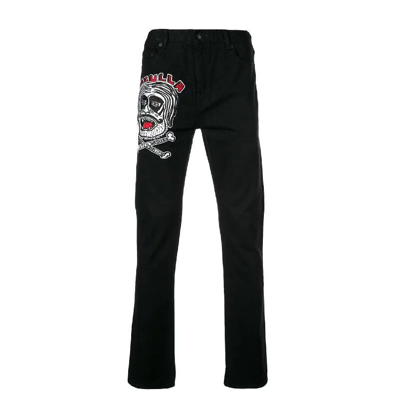 Custom Football Pants-OFTEN IMATED JEAN BLACK