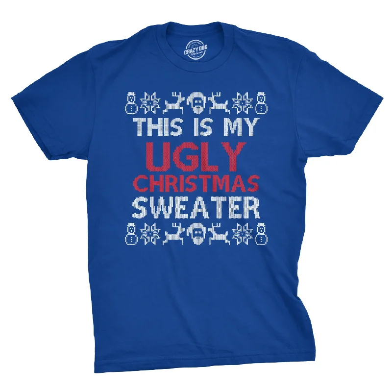 Custom T-Shirts for Summer Wear-This Is My Ugly Christmas Sweater Men's T Shirt