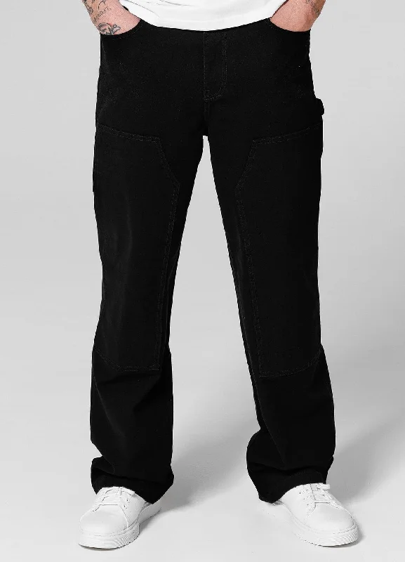 Custom Thermal Pants-Baggy Pants Dogwood - Black