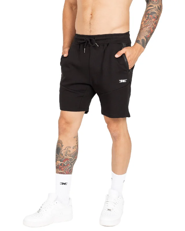 Custom Shorts with Logos-Pro Tech Shorts - Black