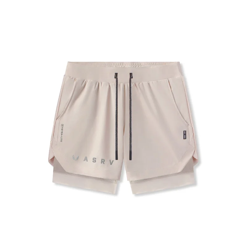 Custom Shorts for Fashionable Looks-0865. Tetra-Lite® 5" Liner Short - Chai "Reflective Classic"