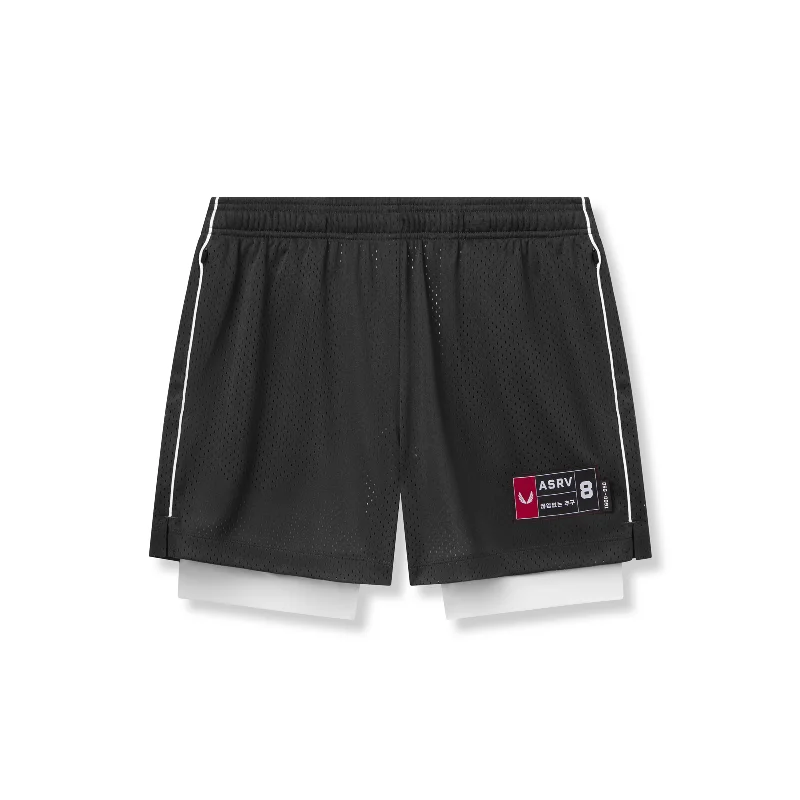 Custom Shorts with Bold Graphics-0991. Ion-Mesh 5" Liner Short - Black