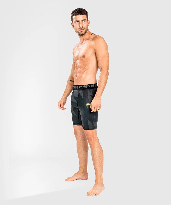 Custom Shorts with Multi-Purpose Pockets-Venum Razor Vale Tudo Shorts - Black/Gold