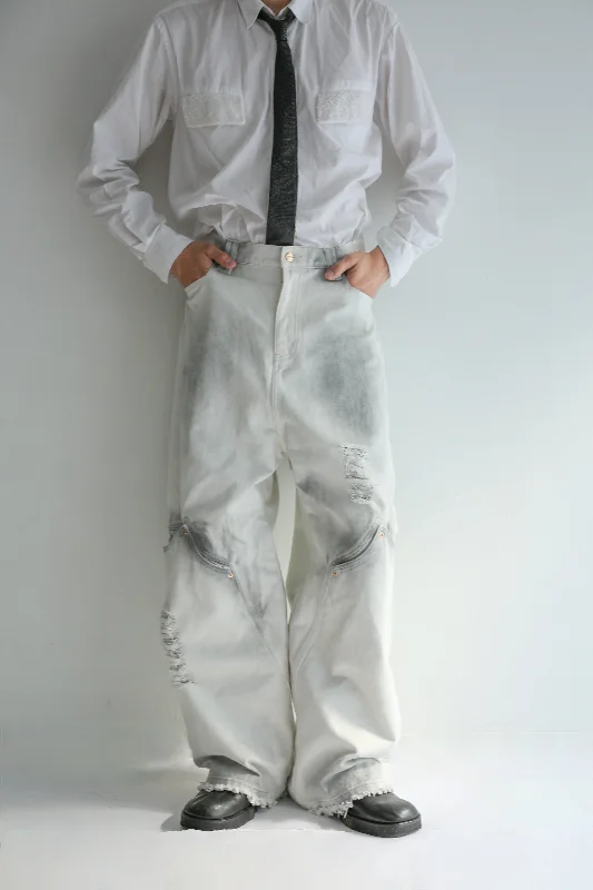 Custom Striped Pants-ANTONIO WASHED CARPAINTER JEANS