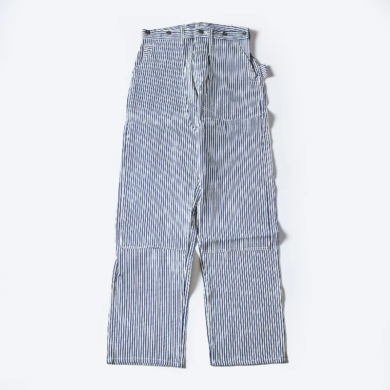 Custom Sweatpants-DND : hickory stripe indigo navy tagged "Dead Stock"