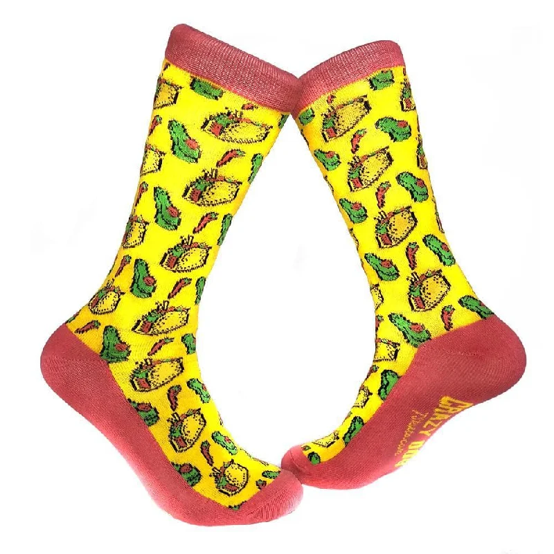 Custom Infant Socks-Womens Tacos And Avocados Socks